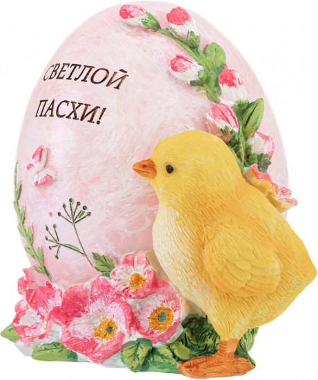 Фигурка декоративная «Цыпленок и яйцо»
