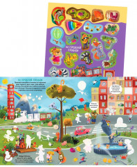 Виммельбух с наклейками для малышей - Фото 2