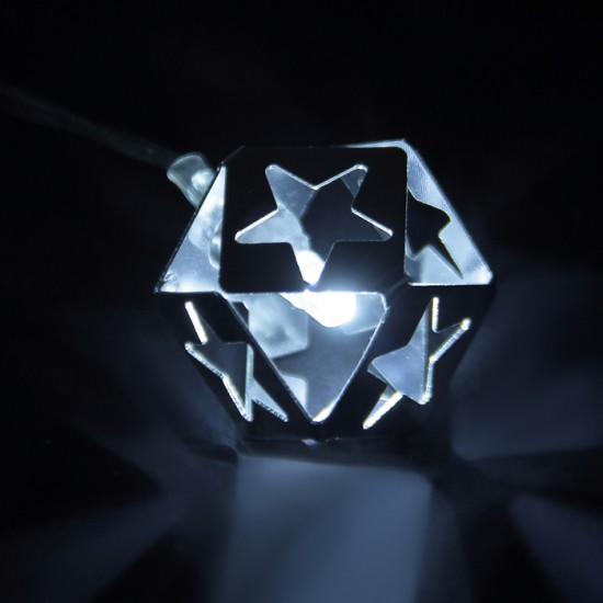 Гирлянда «Кубик Звезда» (5 м х 2,5 см Н.С. LED-20-220V)