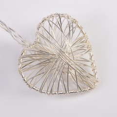 Гирлянда «Сердце Проволока» (5 м х 4,8 см Н.С. LED-20-220V) - Фото 2