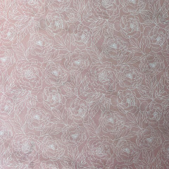 Бумага упаковочная двухсторонняя «Пион» - Фото 3