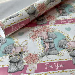 Бумага упаковочная глянцевая «Мишка Тедди» - Фото 2