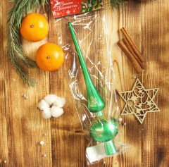 Верхушка на елку «Снежинка» (27,5 см) - Фото 1