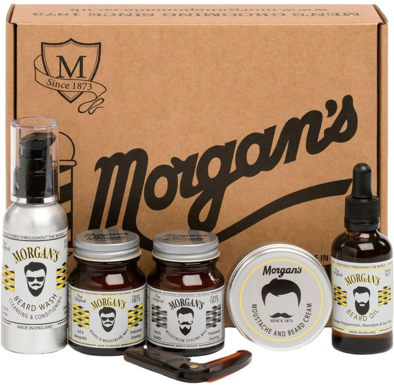 Набор подарочный для ухода за бородой и усами — Morgan's