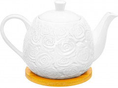 Чайник заварочный на подставке «Розы» - Фото 2