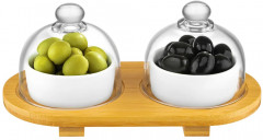 Набор блюд сервировочных на подставке «Айсберг» - Фото 1