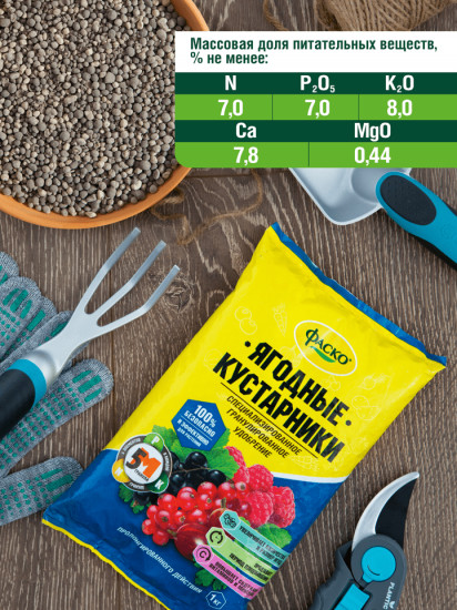 Удобрение для ягодных кустарников