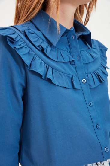 Блузка-рубашка женская