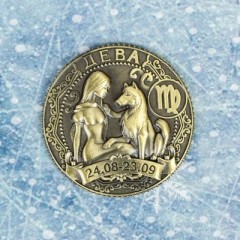Монета знак зодиака «Дева» символ года - Фото 2