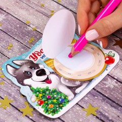 Магнит с блоком для записей «Удачного Нового года» - Фото 1