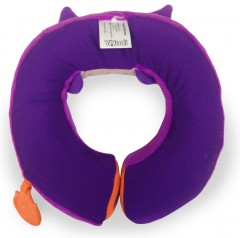 Детский подголовник Yondi - сова, фиолетовый - Фото 1