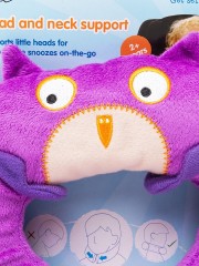 Детский подголовник Yondi - сова, фиолетовый - Фото 5