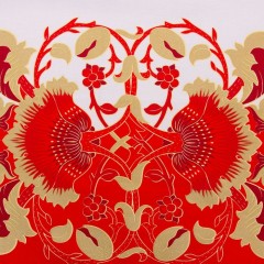 Столовый комплект «Сказочные узоры» (скатерть 110х150, салфетки 40х40, 6 шт.) - Фото 2