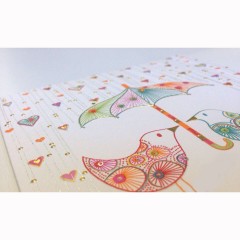 Открытка «Две птички под зонтиком» - Фото 3