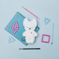 Игрушка мягконабивная «Пушистик Песец Дин» - Фото 3