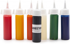 Набор красок акриловых по стеклу «Витраж» - Фото 2