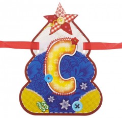 Гирлянда на ленте «С Новым годом!» (190 см) - Фото 1