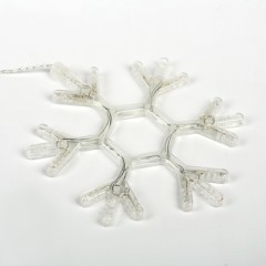 Гирлянда «Бахрома» Ш:2,4 м, В:0,9 м, Н.С. «СНЕЖИНКИ», LED-150-220V,контр. 8 р, СИНИЙ - Фото 2