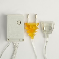 Гирлянда «Занавес» - ШАРИКИ, Ш:2 м, В:1,5 м, УМС вилка, Н.С. LED-360-220V, 8 р, Т/БЕЛЫЙ - Фото 3