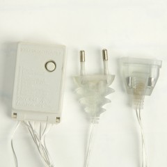 Гирлянда «Занавес» - ШАРИКИ, Ш:2 м, В:1,5 м, УМС вилка, Н.С. LED-360-220V, контр. 8 р, БЕЛЫЙ - Фото 3