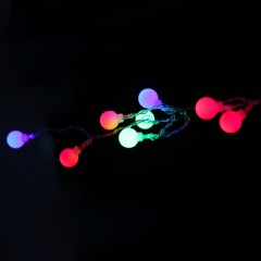 Гирлянда «Занавес» - ШАРИКИ, Ш:2 м, В:1,5 м, УМС вилка, Н.С. LED-360-220V, МУЛЬТИ(RG/RB) - Фото 1