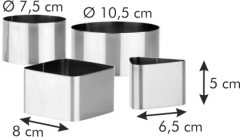 Формочки кулинарные (4 шт) - Фото 2