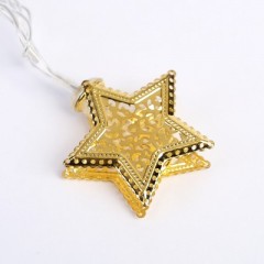 Гирлянда «Метраж» 5 м с насад. - Звездочка, 4 см Н.С. LED-20-220V, контр 8р, Т-БЕЛЫЙ - Фото 1