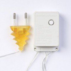 Гирлянда «Метраж» 5 м с насад. - Звездочка, 4 см Н.С. LED-20-220V, контр 8р, Т-БЕЛЫЙ - Фото 2