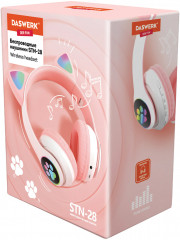 Наушники беспроводные игровые накладные, с ушками - Фото 15