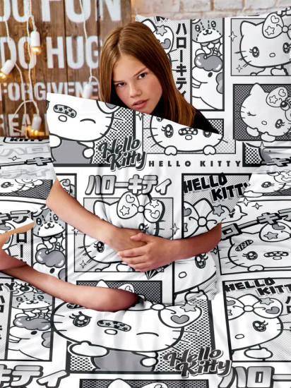 Комплект постельного белья «Kitty Manga»