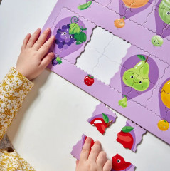 Пазл для детей обучающий планшетный  «Овощи и фрукты» - Фото 7