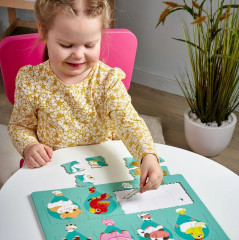 Пазл для детей обучающий планшетный  «Домашние животные» - Фото 6