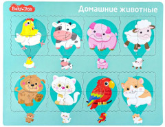 Пазл для детей обучающий планшетный  «Домашние животные» - Фото 9