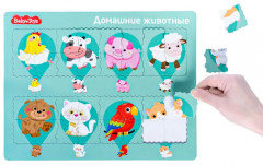 Пазл для детей обучающий планшетный  «Домашние животные» - Фото 10