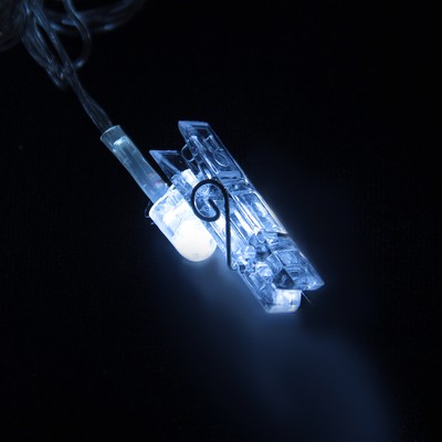 Гирлянда «Метраж» 5 м с насад. - Прищепки