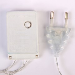 Гирлянда «Метраж» 5 м с насад. - Прищепки, Н.С. LED-20-220V, контр 8р, БЕЛЫЙ - Фото 3