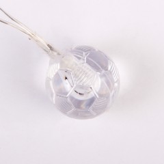 Гирлянда «Метраж» 5 м с насад. - Футбольный мяч, Н.С. LED-20-220V, контр 8р, БЕЛЫЙ - Фото 2