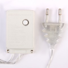 Гирлянда «Метраж» 5 м с насад. - Шарик сетка, 3 см Н.С. LED-20-220V, контр 8р БЕЛЫЙ - Фото 3