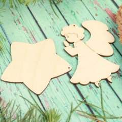 Набор подвесок «Звездочка и Ангел» - Фото 1