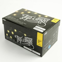 Гирлянда «Бахрома» улич. УМС, Ш:3м, В:0,9 м, Н.С. 3W LED-232-220V, БЕЗ контр. СИНИЙ - Фото 4