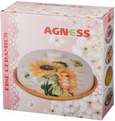 Блюдо для блинов с крышкой «Розарий» (23 см) - Фото 1