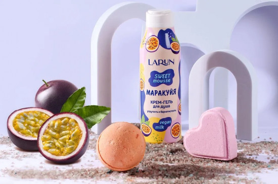 Гель-крем для душа с ароматом маракуйи «Sweet mousse»