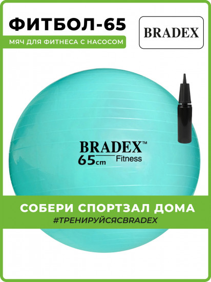 Мяч для фитнеса «Фитбол-65» с насосом