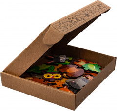 Пазлы для детей тройные, деревянные «Веселый зоопарк» - Фото 2