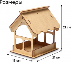 Кормушка-конструктор для птиц «Домик» - Фото 7