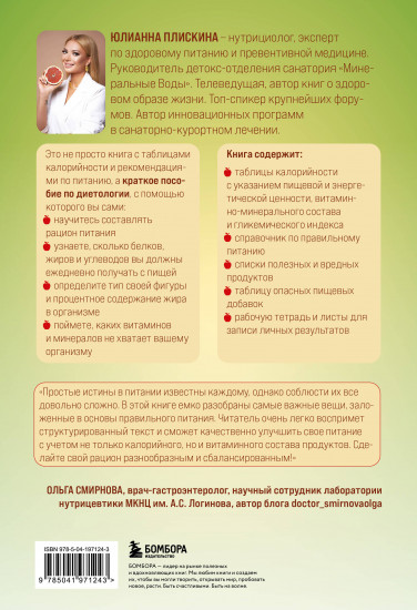 Счетчик калорий. Здоровый рацион питания