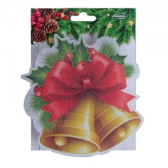 Световая картинка на магните «Колокольчик» (батарейки в комплекте), оптоволокно, 1 LED, RGB - Фото 1