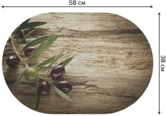 Коврик для сушки посуды «Ветка оливок» - Фото 2