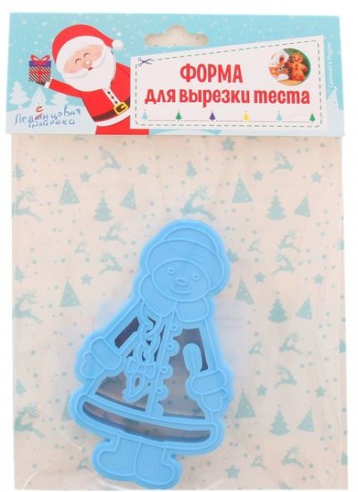 Форма для вырезки теста «Снегурочка»