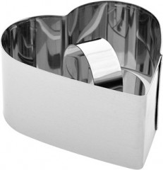 Форма с прессом для выкладки салатов и гарниров (8х8х4 см) - Фото 1